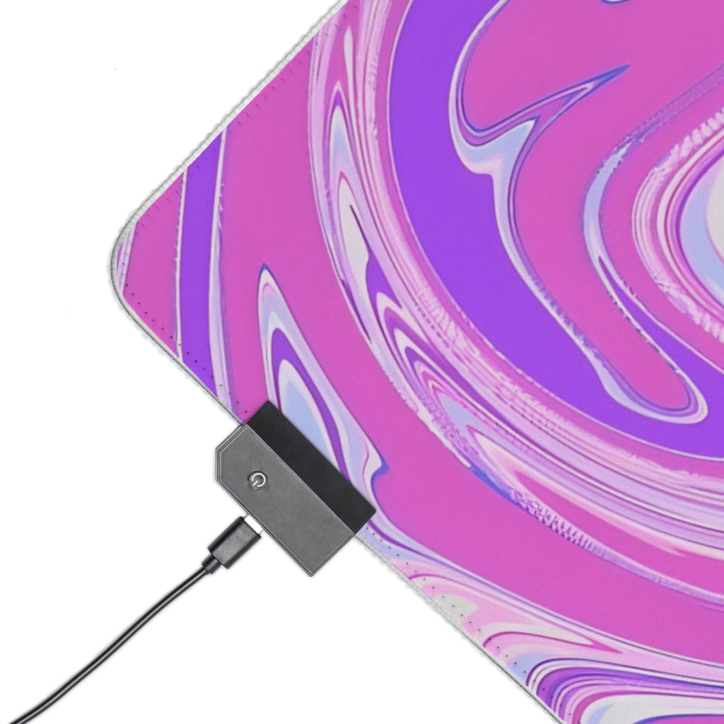 Led Gaming Mousepad Purple X Blue