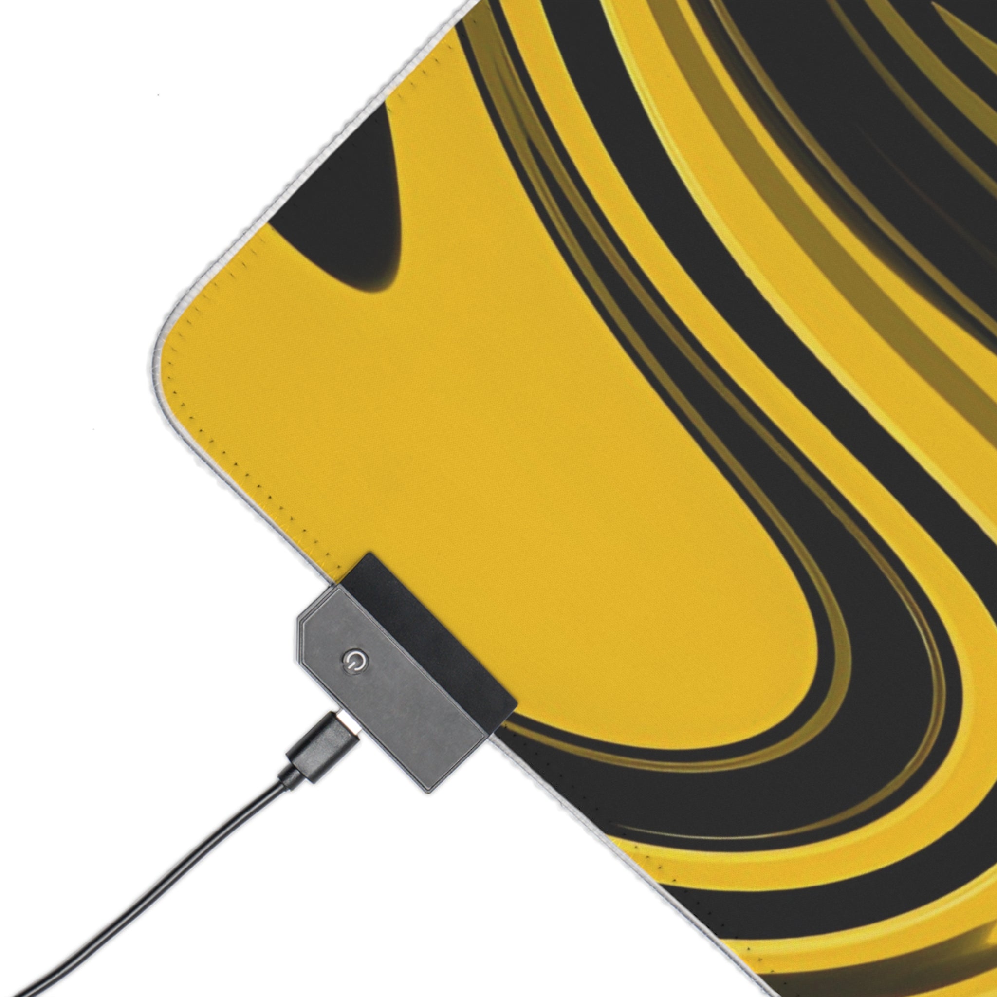 Led Gaming Mousepad Yellow X Black